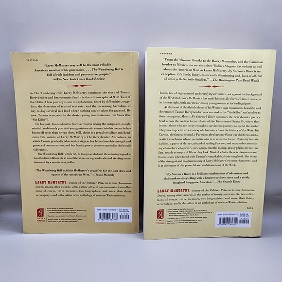 The Berrybender Narratives: The Wandering Hill , By Sorrow's River PB Paperback - Picture 2 of 4